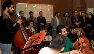 رونمایی از ارکستر ایرانی و کر دانشجویان فرهنگ و هنر 