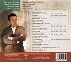  «آوازهای باروک» به دو زبان ایتالیایی و انگلیسی  منتشر می شود