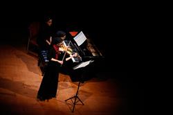 رسیتال پیانو و ویلن نگار افاضل در تالار رودکی برگزار شد